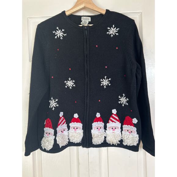 Classic Elements Sweaters - Vintage Santa Christmas Sweater